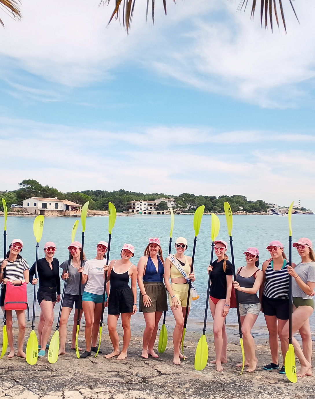 Actividad de teambuilding en kayak en Mallorca